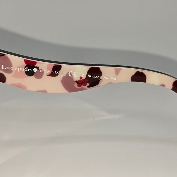 Kate Spade Amberly Hello Sunshine Cat Eye Sunglasses Brown w/Brown Gradient Lens